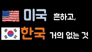 한국에는 거의없는데, 미국에선 볼수 있는것 @뉴욕키다리쌤