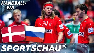 Tschüss Dänemark! Knapper Sieg gegen Russland zum Abschied | Handball-EM | Sportschau