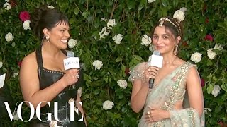 Alia Bhatt’s Sari Took 1,905 Hours to Make | Met Gala 2024 | Vogue