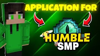 BEAT APPLICATION FOR HUMBLE SMP | Ft- @OYESKAII10 @_NooBNike
