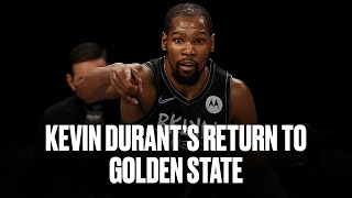 Kevin Durant Returns To Golden State For First Time