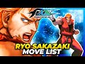 RYO SAKAZAKI MOVE LIST - The King of Fighters XIII (KOFXIII)