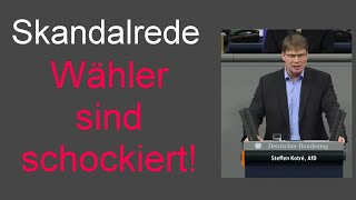 Steffen Kotré, AfD hält kranke Rede im Bundestag, nicht lustig!