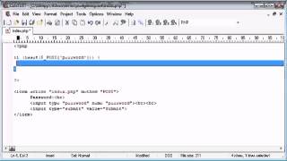 Beginner PHP Tutorial 70 Working with $ POST Variables flv