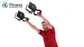 Double Kettlebell Workout - Fitness Blender's Calorie Blasting Kettlebell Training