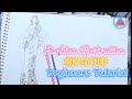 Fashion illustration | step by step beginners Tutorial | fashion drawing | fashion sketch | art