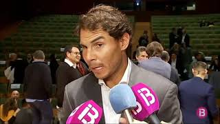 Rafael Nadal Interview at the Balearic Islands Sports Awards Ceremony, 22 Dec 2017
