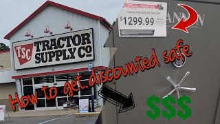How to get a discounted safe from Tractor Supply