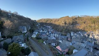 Monschau Castle - The Eifel Region- Germany Walking Tour 2021 -  4k 60fps