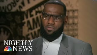 Donald Trump Blasts LeBron James After NBA Star Says He’s ‘Trying To Divide Us’ | NBC Nightly News