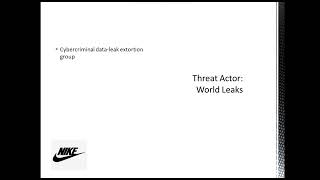 Cs50 Cyber Security Final Project L Nike Data Leak