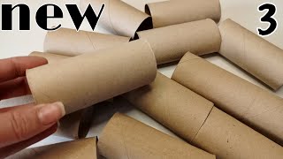 3 Amazing Ideas Made from Cardboard Rolls! How to do it?♻️👍