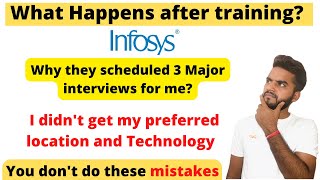 What happens after training in infosys | Infosys Location Preference | #infosystraining