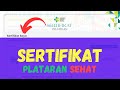 Cara Download Sertifikat Plataran Sehat