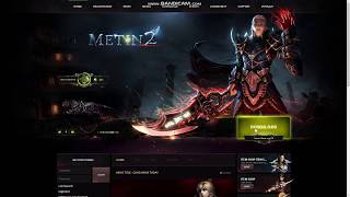 Metin2 Dark Website HTML Template