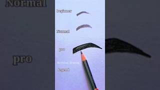 how to draw realstic eye brows drawing😱😱#realsticsketch #art