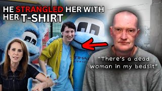 Strangled with her own tee-shirt