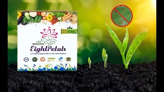 Biofactor's Eight Petals Home Garden Kit - Organic Bio Fertilizer for Plants with Micro Nutrients