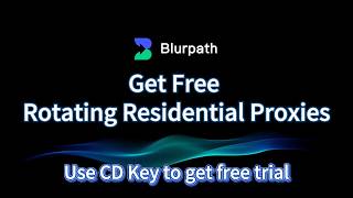 Blurpath Rotating Residential Proxy Free Data
