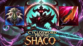 Profane Cyclosword Shaco Comeback! S15 [League of Legends] Full Gameplay - Infernal Shaco