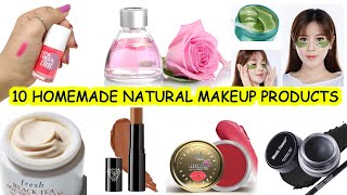 10 DIY natural makeup & skincare products making at home | Homemade organic beauty products