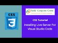 How to add live server extention and autosave in vs code