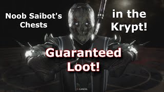 MK11 Krypt - All chests with guaranteed Noob Saibot's loot!