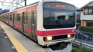 JR京葉線に残る209系500番台ケヨ34編成です。(6)