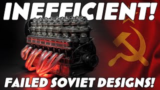 14 WEIRD Ridiculous Soviet Era Engines that Made No Sense!