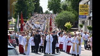 Procesja Bożego Ciała ulicami Brzozowa