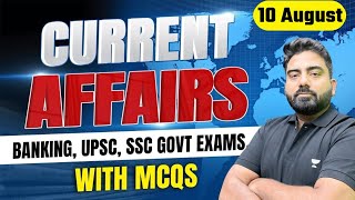 10 August 2023 Current Affairs | Current Affairs Today | Current Affairs by Abhijeet Sir