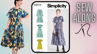 Sewing a Holiday Dress in One Day // Simplicity 9678 Sew Along // View B