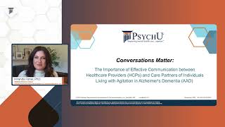 Conversations Matter: Importance Of Communication Between HCPs & Care Partners Of Individuals W/ AAD