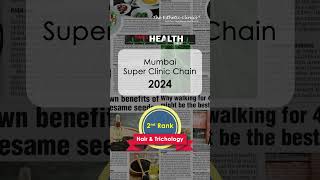 The Esthetic Clinics Ranks in Times of India's Health Survey Ranking 2024 #shorts