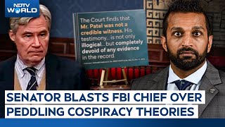 Kash Patel News | Senator Sheldon Whitehouse Blasts Kash Patel Over Peddling Conspiracy Theories