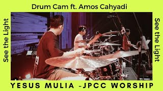 Yesus Mulia JPCC Worship Drum Cam with Cue Click ft Amos Cahyadi