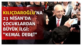 Anıtkabir'de çocuklardan Kılıçdaroğlu izdihamı: “Kemal dede seni çok seviyorum, elini öpeyim...''