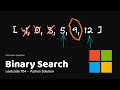 Leetcode 704 - Binary Search - Python Solution