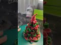 i made a christmas tree out of glitter sheet diy art christmastree