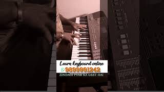 zindagi pyar ka geet hai | Lata mangeshkar | keyboard instrumental