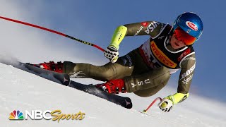 Mikaela Shiffrin's winning Super-G run at Ski World Championships | NBC Sports