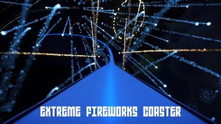 【4K60P】プラネットコースター 花火ジェットコースター 「エクストリーム・ファイアーワークス・コースター」/ Extreme Fireworks Coaster at Planet Coaster