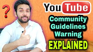 YouTube Warning Strike | How To Remove Community Guidelines Warning | Community Guidelines Strike