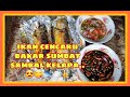 CARA MASAK IKAN CENCARU BAKAR SUMBAT SAMBAL KELAPA. siap cicah kuah kicap cili api & kuah asam lagi