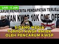 SIDANG MEDIA TUNTUT PENGELUARAN I-CITRA RM10K OLEH PENCARUM KWSP