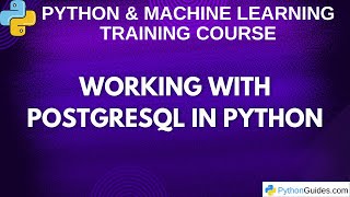 Connect PostgreSQL with Python | Complete Beginner's Guide