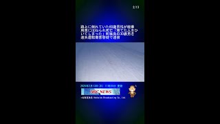 路上に倒れていた60歳男性が軽乗用車にはねられ死亡「寝てた人をひいてしまった」町職員の30歳男を過失運転傷害容疑で逮捕 #Shorts