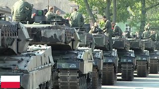 Polish Army Rolls Out Its Leopard 2A5 Main Battle Tanks