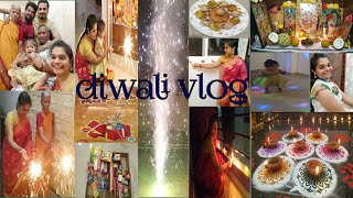 Diwali celebrations vlog in my new house/thanvi vlogs