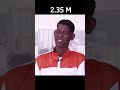 ethiopia tallest man 2.35